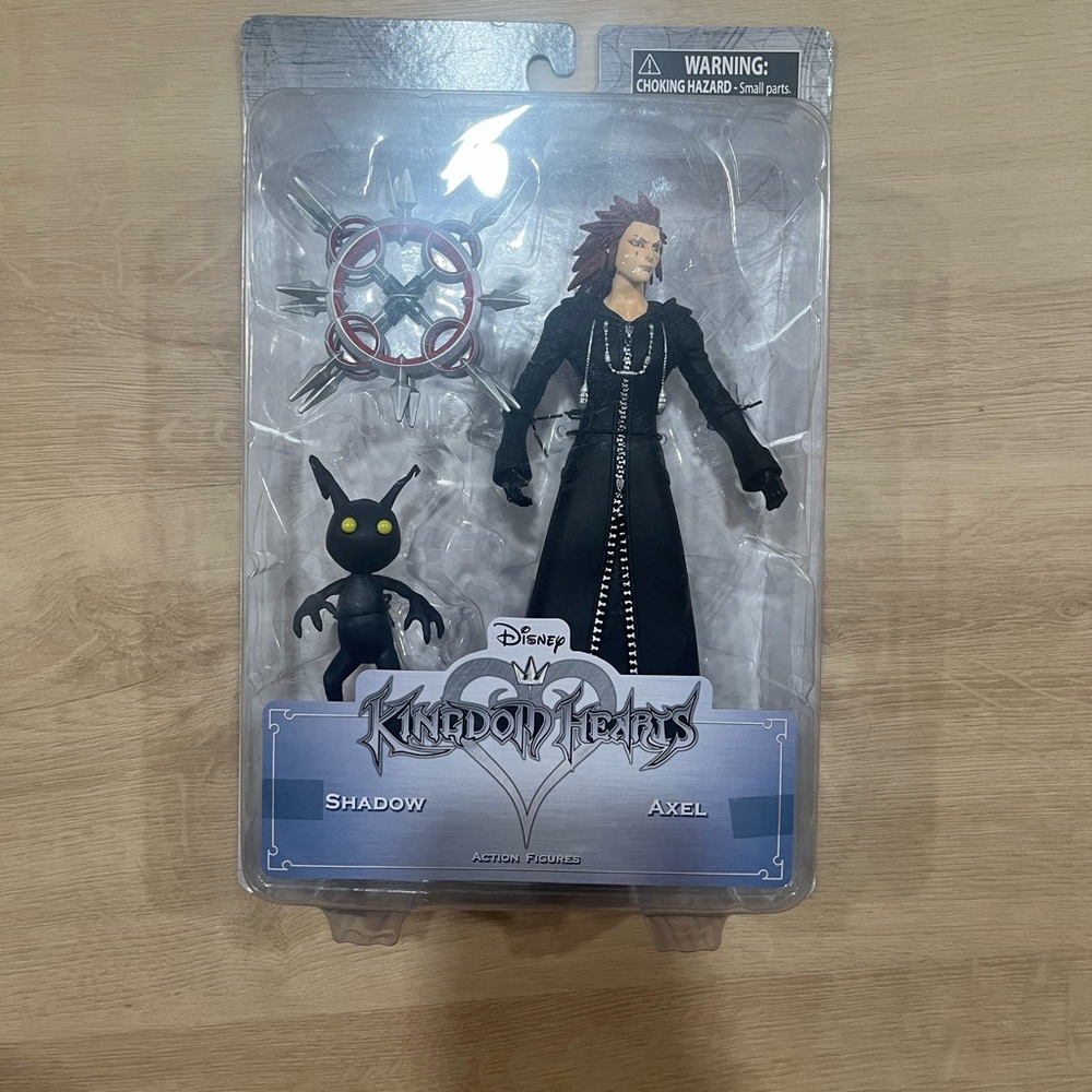 Disney Kingdom Hearts Axel and Shadow Figures - Black and Red